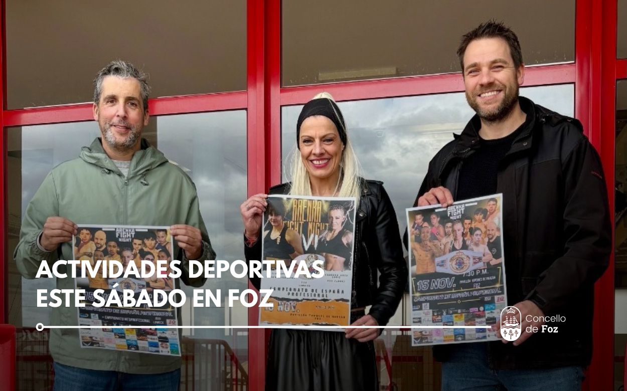 Actividades deportivas este sábado en Foz