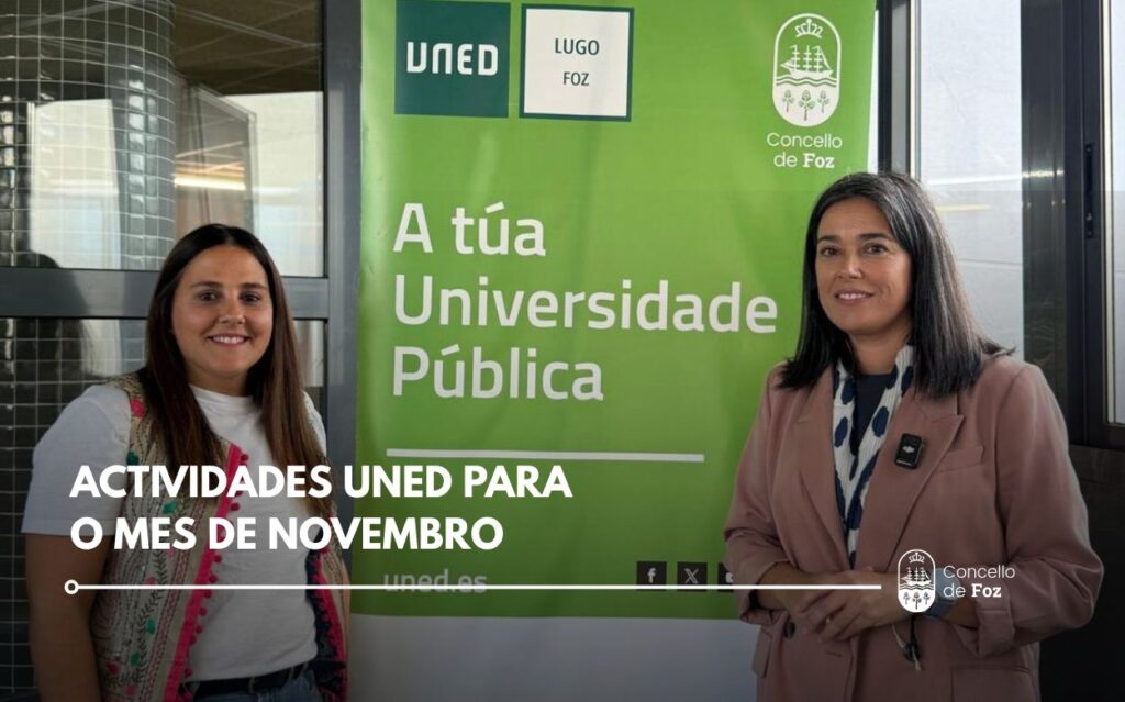 A Aula Universitaria da UNED de Foz programa dúas actividades para o mes de novembro centradas na natureza e na creatividade