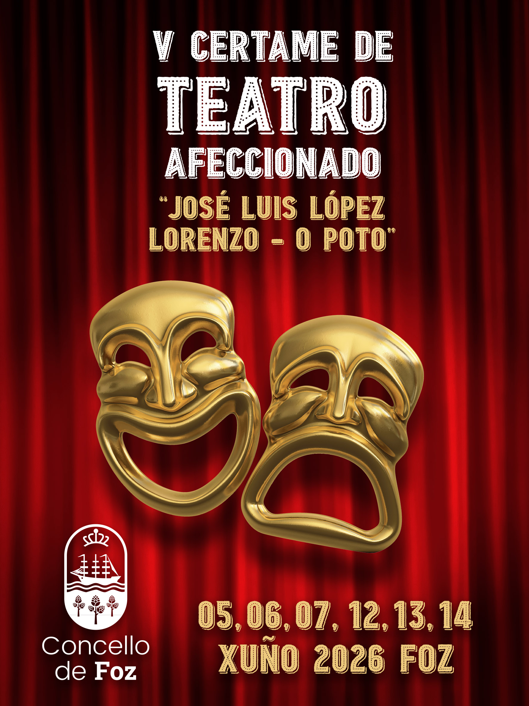 CARTEL TEATRO AFECCIONADO FOZ