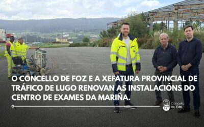 O Concello de Foz e a Xefatura Provincial de Tráfico de Lugo renovan as instalacións do Centro de Exames da Mariña.