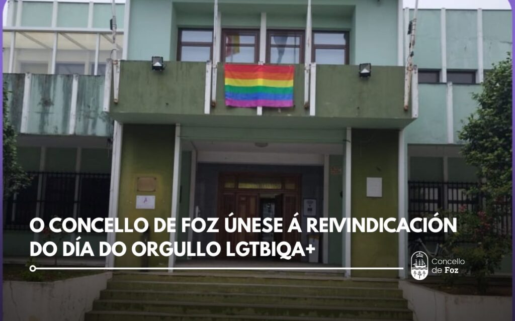 O Concello de Foz únese á reivindicación do Día do Orgullo LGTBIQA+