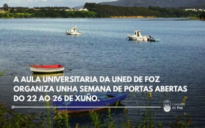 A Aula Universitaria da UNED de Foz organiza unha semana de portas abertas do 22 ao 26 de xuño