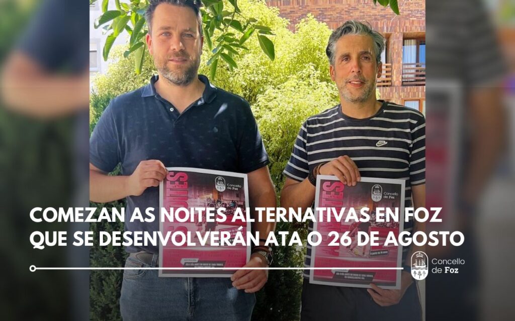 Comezan as Noites Alternativas en Foz, que se desenvolverán ata o 26 de agosto na Praia da Rapadoira e no Campo da Cabana.