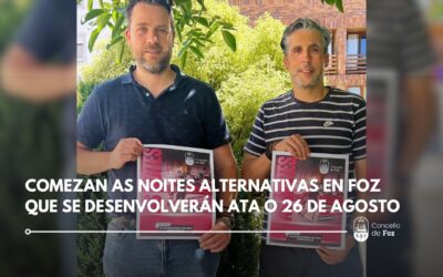 Comezan as Noites Alternativas en Foz, que se desenvolverán ata o 26 de agosto na Praia da Rapadoira e no Campo da Cabana.