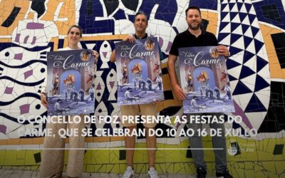 O Concello de Foz presenta as Festas do Carme, que se celebran do 10 a o 16 de xullo.