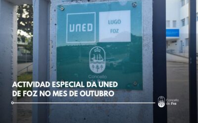 A Aula Universitaria da UNED de Foz ofrece nove actividades durante o mes de outubro